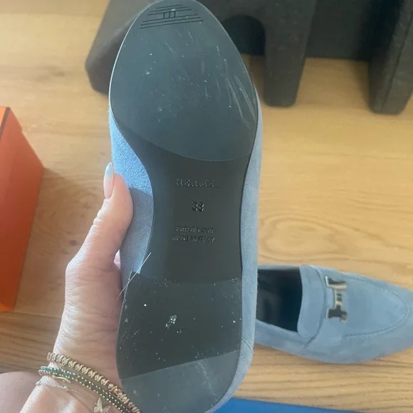Paris loafer HERMES SIZE 8 New ( bought in Italy last week purchased wrong size